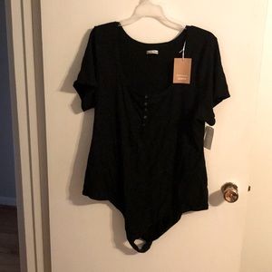 Reformation bodysuit short sleeve